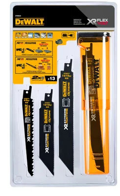 Produktbild von DeWALT DT99550-QZ, Säbelsägeblatt, Bimetallisch, Schwarz, 13 Stück(e)