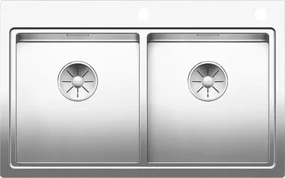 Produktbild von BLANCO DIVON II 8-IF, Schrankwaschbecken, Edelstahl, Edelstahl, 80 cm, Deutschland