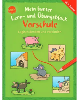 Immagine prodotto di Mein bunter Lern- und Übungsblock Vorschule. Logisch denken und verbinden