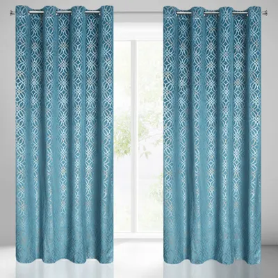 Produktbild von Vorhang ARETA dunkelblau 140x250 cm  Ösen Ösenvorhang