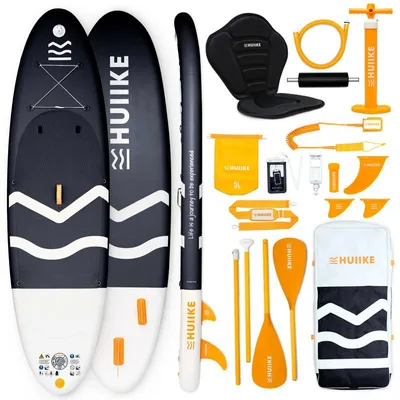 Productafbeelding van Opblaasbaar Supboard 10’ Omvormbaar tot Kajak. Stand Up Paddle Board, tot 130 kg