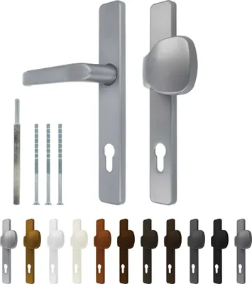 Premium Drückergarnitur Saturn DHS 92mm - Rechteckig - Griff-Knauf