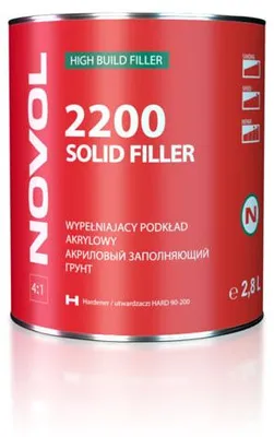Produktbild von Novol Solid Filler 2200 – 2K Acryl Füller Grau 3500 ml mit Härter