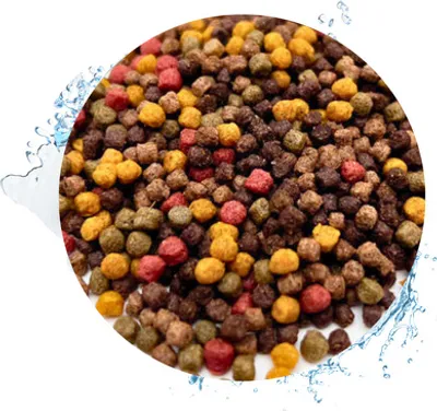 Produktbild von WTS Koifutter 10-Sorten Mix mit Spirulina & Paprika - 15 kg 3 mm
