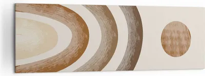 Produktbild von Bild auf Leinwand - Leinwandbild - Einteilig - Stück geometrisch Boho - 160x50cm - Wand Bild - Wanddeko - Wandbilder - Leinwanddruck - Bilder - Wanddekoration - Leinwand bilder - AB160x50-4841