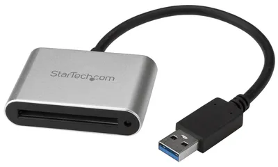 Produktbild von StarTech.com USB 3.0 CFast 2.0 Kartenlesegerät CFASTRWU3, Schwarz/Silber