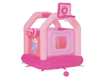 Produktbild von Playtive Hüpfburg, aufblasbar (rosa) -  gut