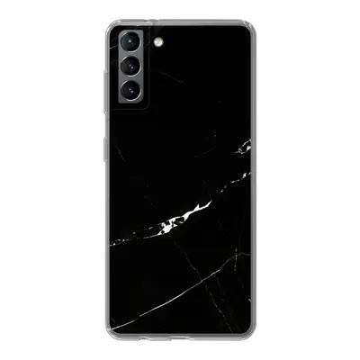 Produktbild von MuchoWow® Handyhülle Schutzhülle Hülle für Samsung Galaxy S21 Plus Marmor - Schwarz - Natursteine Silikon Softcase Handy Hülle - Handy-Tasche