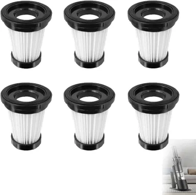 Image de 6 filtres HEPA pour aspirateur Moosoo K12, K12 PRO, K13, Genius Invictus One 2.0
