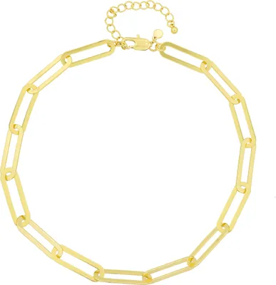 Produktbild von Fashionbox Kette Messing 40+8cm gelb 449050021