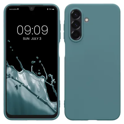 Produktbild von kwmobile Handyhülle für Samsung Galaxy A26 5G Hülle - TPU Case - Kabelloses Laden - Schutzhülle Cover in Arctic Night