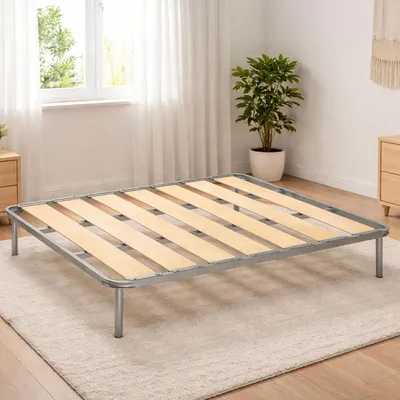 Produktbild von Quadratische und eine halbe Bettbasis Mariagiulia, Orthopädische Basis mit breiten Latten, 100% Italy, Cm 120x190h 31