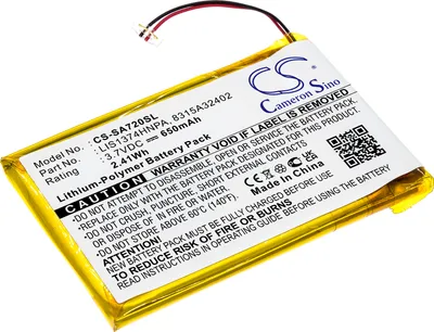 Produktbild von TECHTEK Akku Kompatibel mit [Sony] NWZ-820, NWZ-A720, NWZ-A726, NWZ-A728, NWZ-A729BLK, NWZ-A826, NWZ-A828, NWZ-A829, NWZ-S738, NWZ-S738F, NWZ-S738FBN