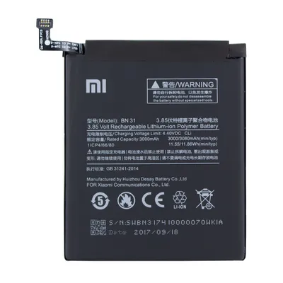Produktbild von Xiaomi - Lithium Ionen Akku - BN31 - Xiaomi Mi 5X - 3000mAh