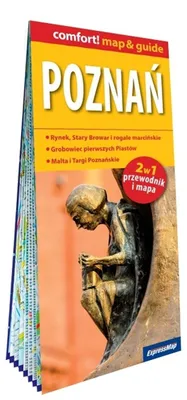 Zdjęcie produktu dla Poznan laminowany map&guide 2w1: przewodnik i mapa