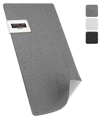 Obrázek produktu pro Protiskuzová podložka do vany, 88 x 40 cm, šedá, PVC, rychleschnoucí, lze stříhat