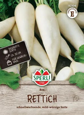 Produktbild von SPERLI Rettichsamen Rex Raphanus sativus 20-25 lfd. Meter