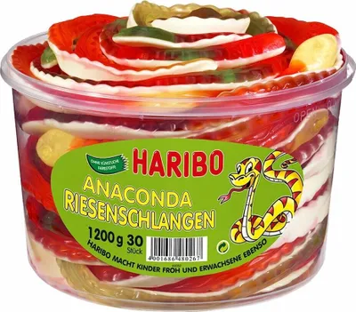 Zdjęcie produktu dla HARIBO Anaconda gigantyczne węże guma owocowa 1,2 kg