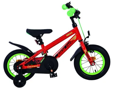 Produktbild von Volare Rocky Kinderfahrrad - Jungen - 12 Zoll - Rot - Zwei Handbremsen