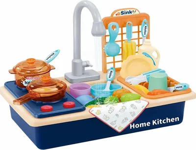 Produktbild von kinder küche spielset mit spülbecken und herd ab 3 jahren