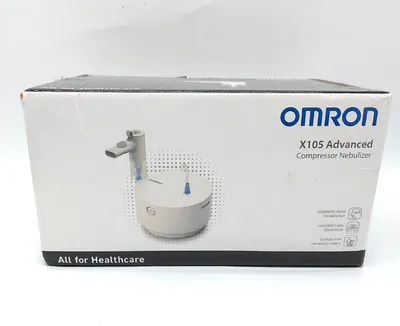 Zdjęcie produktu dla Nebulizator Omron X105 All-in-One do leczenia ostrych lub przewlekłych chorób układu oddechowego Omron