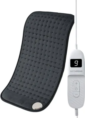 Produktbild von Seranova Heizkissen für Rücken Schulter Nacken 40x30cm Wärmekissen mit Abschaltautomatik, Schnelle Erwärmung, Rückenwärmer Heizdecke 9 Heizstufen
