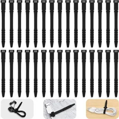 Produktbild von Verstelbare kabelorganizer 113 cm - elastisch - multifunctioneel - USB-Kabel-Organizer