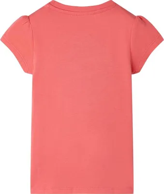 Produktbild von vidaXL Kinder-T-Shirt Korallenrosa 116