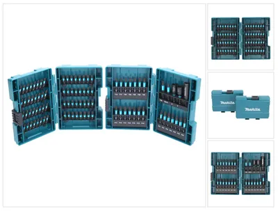 Zdjęcie produktu dla Makita E-03109 Zestaw bitów 90-częściowy Impact Black Bit Set 25/50 mm S2 stal specjalna odporna na uderzenia