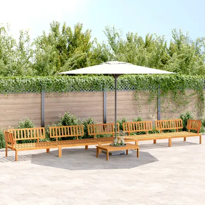 Produktbild von Maison Exclusive - 6-tlg. Garten-Sofagarnitur aus Paletten Massivholz Akazie