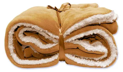 Produktbild von Lemetex UNIQUE Living® Kuscheldecke Lars Latte Macchiato 150 x 200 cm -- Polyester