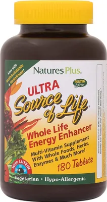 Produktbild von Natures Plus Ultra Source of Life - 180 Tabletten