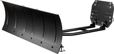 Produktbild von Universal Schneeschild 120x40 cm verstellbar für Rasentraktor Schneepflug Schneeschieber
