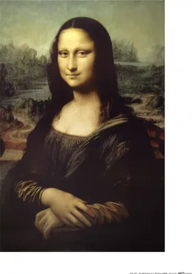 Obrázok produktu pre Leonardo da Vinci umelecký obraz na výtlačku - Mona Lisa (40 x 30 cm)