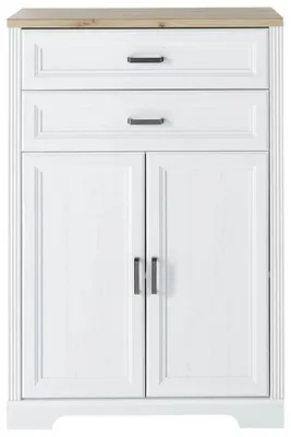 Produktbild von Aktenschrank 12 Jasmin Büroschrank Pinie weiß Artisan Eiche