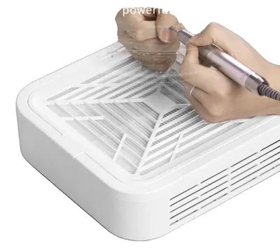 Immagine prodotto di Aspiratore per polvere di smalto, funzionamento silenzioso, filtro rimovibile, BIANCO