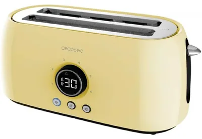 Obrázek produktu pro CECOTEC 03110 - Digitální svislý topinkovač Classictoast 15000 Yellow Extra Double