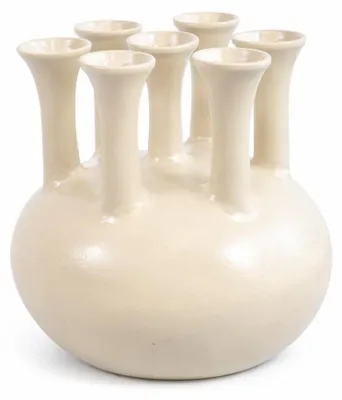 Produktbild von LOFT42 Jenna Tulpenvase XL - 7 Fuß - Beige - Aluminium