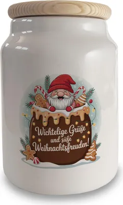 Produktbild von Wichtelige Grüße Weihnachtsfreuden Keksdose Wichtel