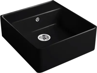 Produktbild von Villeroy & Boch Spülstein Einzelbecken 595 x 630 mm Handbetätigung chromit
