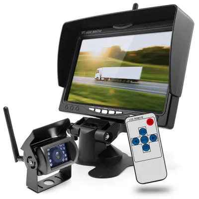 Zdjęcie produktu dla Bezprzewodowy Monitor 7" Wspomaganie Cofania Zestaw z Kamerą Optyka SONY