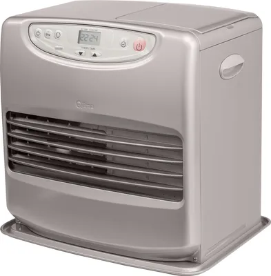 Image de Qlima SRE 8040 TC Chauffage radiant sans mèche - 65-170m³ - 9L - Sécurité enfants, anti-basculement, antigel - Argent - Chauffage | Chauffage laser