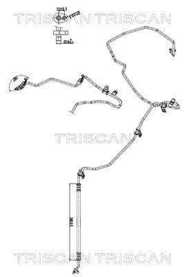 Produktbild von TRISCAN Hochdruckleitung und Niederdruckleitung Klimaanlage 9010 10005 für OPEL Vivaro B Combi (X82)