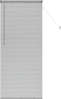 Produktbild von vidaXL Balkenjalousien Silber 175 x 75 cm Aluminium