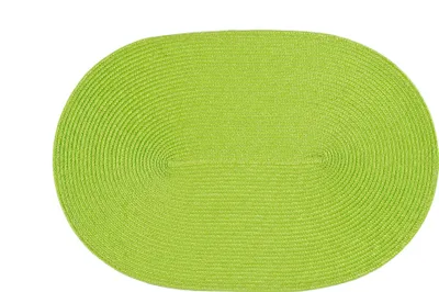 Produktbild von Tischset oval Polypro anis, 6 Stück. 2004-17