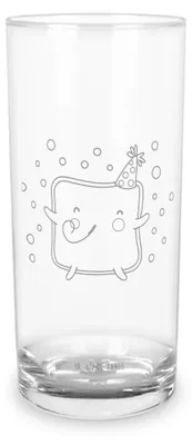 Produktbild von Mr. & Mrs. Panda Cocktailglas Toast Party 400 ml - Transparent - Geschenk, Glas, Hochzeitstag, Trinkglas, Freundin, Valentinstag, Wasserglas, Mitbringsel, Tumbler, für