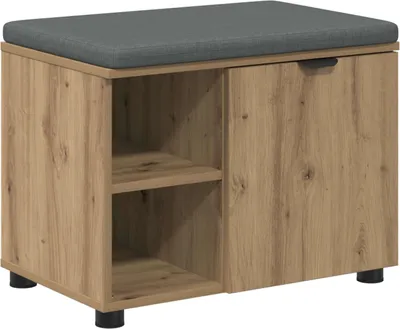 Productafbeelding van vidaXL Flurbank salontafel, ambachtelijk eikenhout, 60 x 38 x 46 cm