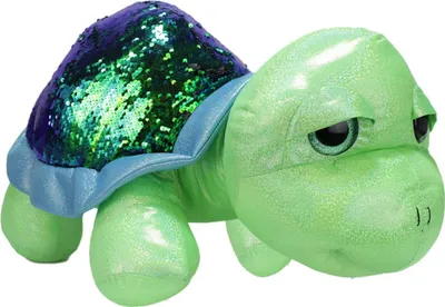 Produktbild von Kuscheltier Schildkröte Glitzer "Schildegard" XXL  - ca. 60 cm - grün