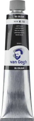 Zdjęcie produktu dla Tubka z farbą olejną Van Gogh 200 ml Lamp Black 702