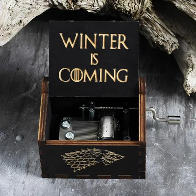 Productafbeelding van Muziekdoos Game of Thrones handmatige muziekdoos met Game of Thrones-thema voor fans van de serie.